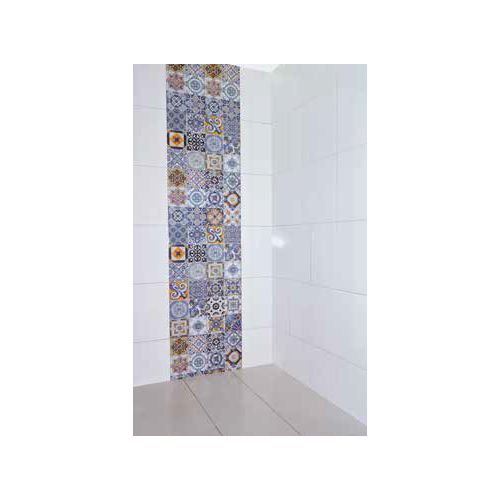 ΠΛΑΚΑΚΙ ΜΠΑΝΙΟΥ ANDALUZ Blanco Brillo 25x40 cm