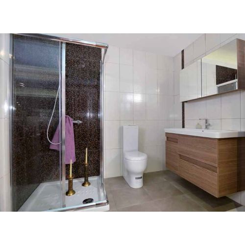 ΠΛΑΚΑΚΙ ΜΠΑΝΙΟΥ GLASS Opalo 25x50 cm