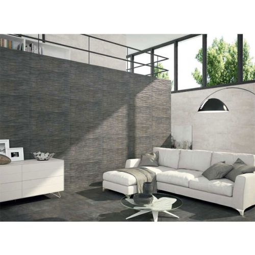 ΠΛΑΚΑΚΙ ΤΟΙΧΟΥ KARAG HANGAR Decor Nami Anthracite 28x85 cm