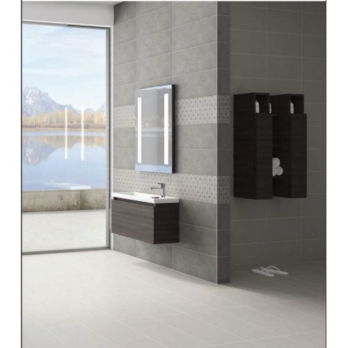 ΠΛΑΚΑΚΙ ΤΟΙΧΟΥ Decor VIVA ESTRATO Gris 25x50 cm