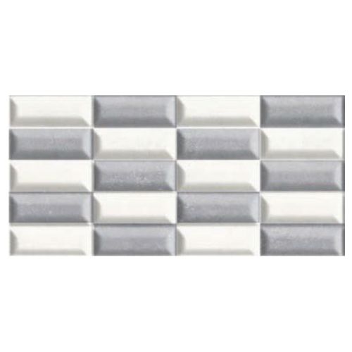 ΠΛΑΚΑΚΙ ΤΟΙΧΟΥ VIVA ESTRATO Relieve Gris 25x50 cm