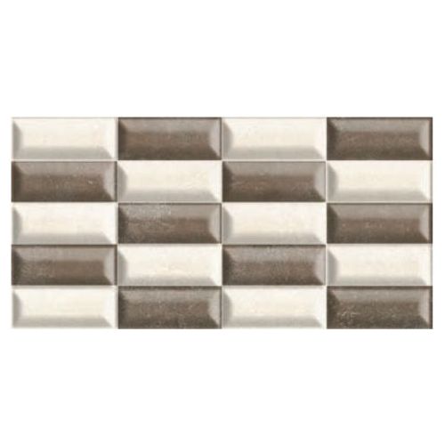 ΠΛΑΚΑΚΙ ΤΟΙΧΟΥ VIVA ESTRATO Relieve Marron 25x50 cm