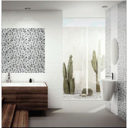 ΠΛΑΚΑΚΙ ΤΟΙΧΟΥ PLANET Decor Gris 25x50 cm