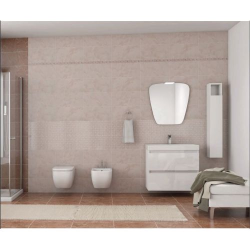 ΠΛΑΚΑΚΙ ΤΟΙΧΟΥ PORTASANTA Decor Crema 25x50 cm