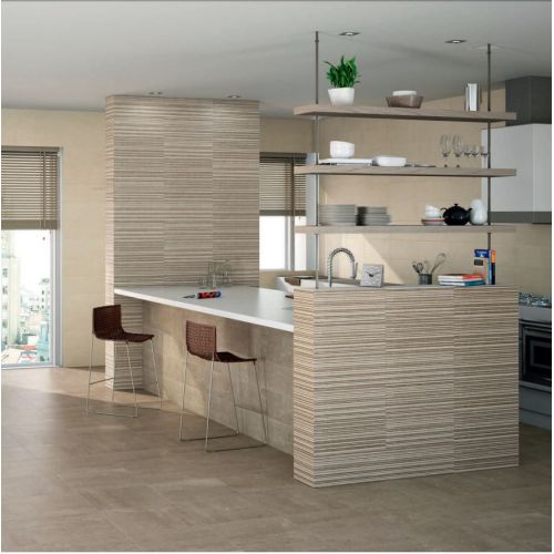 ΠΛΑΚΑΚΙ ΤΟΙΧΟΥ KARAG Decor Slot METROPOLI Brown 20x50 cm