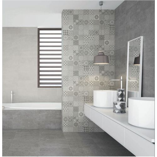 ΠΛΑΚΑΚΙ ΤΟΙΧΟΥ KARAG METROPOLI Grey 20x50 cm