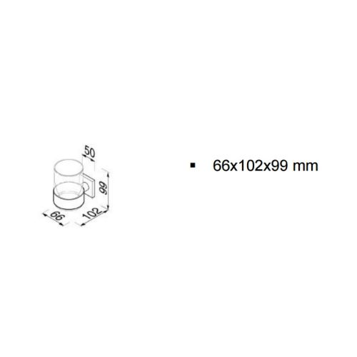 ΕΠΙΤΟΙΧΗ ΠΟΤΗΡΟΘΗΚΗ GEESA Nelio 6802 ΧΡΩΜΕ