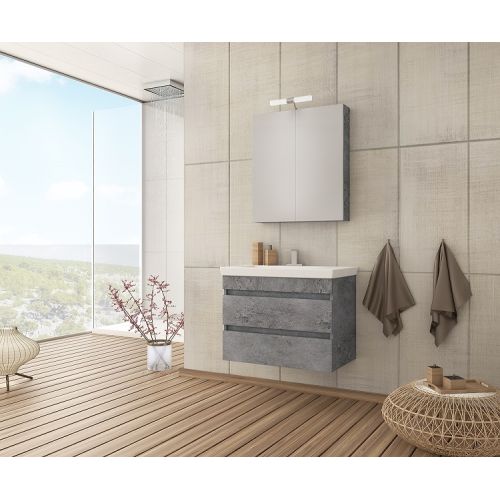 ΕΠΙΠΛΟ ΜΠΑΝΙΟΥ Drop Luxus 70 Granite