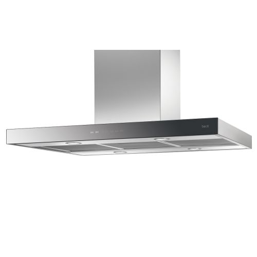 ΑΠΟΡΡΟΦΗΤΗΡΑΣ ΚΟΥΖΙΝΑΣ ΝΗΣΙΔΑ BEST Zeta Isola 90 Inox/Μαύρο Κρύσταλλο 90 cm 