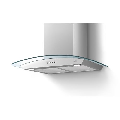 ΑΠΟΡΡΟΦΗΤΗΡΑΣ ΚΟΥΖΙΝΑΣ ΕΠΙΤΟΙΧΟΣ BEST Delta 60 Inox / Διαφανές Κρύσταλλο 60 cm