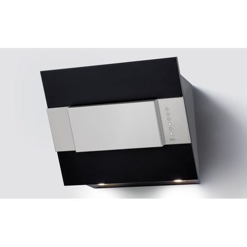 ΑΠΟΡΡΟΦΗΤΗΡΑΣ ΕΠΙΤΟΙΧΟΣ BEST Iris FPX 55 Inox/Μαύρο Μέταλλο 55 cm