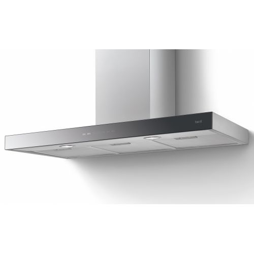 ΑΠΟΡΡΟΦΗΤΗΡΑΣ ΚΟΥΖΙΝΑΣ ΕΠΙΤΟΙΧΟΣ BEST Zeta  90 Inox/Μαύρο Κρύσταλλο 90 cm