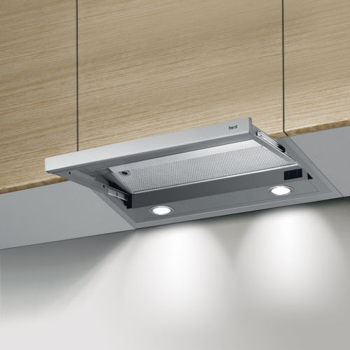 ΑΠΟΡΡΟΦΗΤΗΡΑΣ ΚΟΥΖΙΝΑΣ ΕΝΤΟΙΧΙΖΟΜΕΝΟΣ BEST Arno 90 Grey / Κρύσταλλο 90 cm