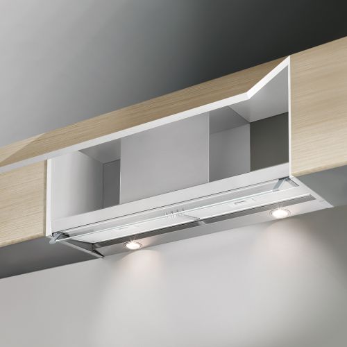 ΑΠΟΡΡΟΦΗΤΗΡΑΣ ΚΟΥΖΙΝΑΣ ΕΝΤΟΙΧΙΖΟΜΕΝΟΣ BEST Ghost 120 Inox / Κρύσταλλο 120 cm