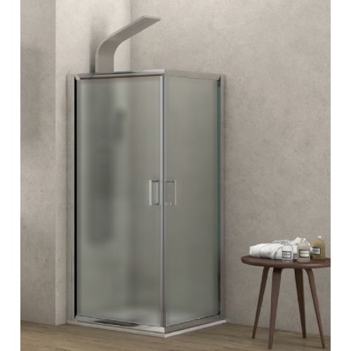 ΚΑΜΠΙΝΑ ΝΤΟΥΖΙΕΡΑΣ ΤΕΤΡΑΓΩΝΗ Karag NEW FLORA 100 120x120x180 cm Fabric