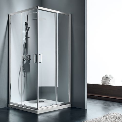 ΚΑΜΠΙΝΑ ΝΤΟΥΖΙΕΡΑΣ ΤΕΤΡΑΓΩΝΗ Starlet Corner Entry CS 80 Clear 80x80xh 180 cm