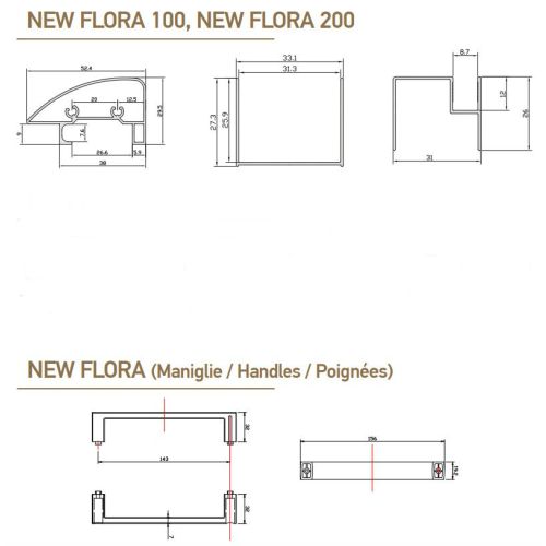 ΚΑΜΠΙΝΑ ΝΤΟΥΖΙΕΡΑΣ ΟΡΘΟΓΩΝΙΑ Karag NEW FLORA 100 90x140x180 cm Σεριγραφάτο