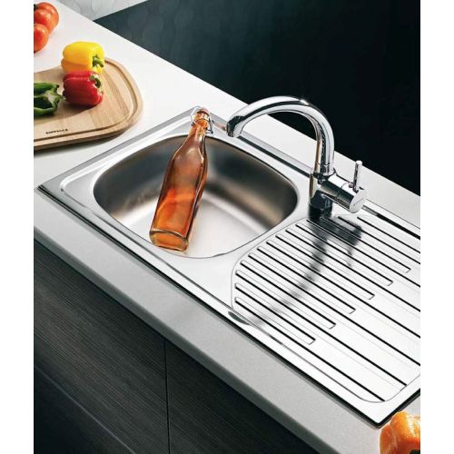ΝΕΡΟΧΥΤΗΣ ΕΝΘΕΤΟΣ PYRAMIS ET 33 (86x43,5) Fork Inox Σατινέ 86x43,5 cm