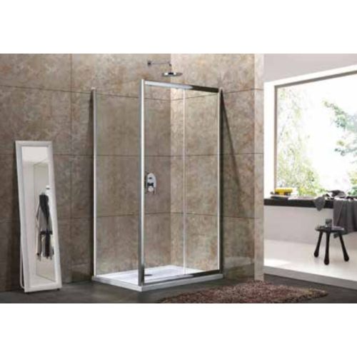 ΣΤΑΘΕΡΟ ΠΛΑΪΝΟ ΚΑΜΠΙΝΑΣ ΝΤΟΥΖΙΕΡΑΣ Aquarelle Oia Panel Fix 90 87-89 x H 180 cm Clear