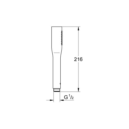  ΝΤΟΥΣ ΧΕΙΡΟΣ (ΤΗΛΕΦΩΝΟ) GROHE EUPHORIA COSMOPOLITAN STICK 27367