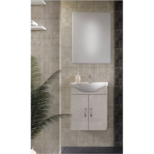 ΕΠΙΠΛΟ ΜΠΑΝΙΟΥ Drop ALBA 45 Elm Wood 2 ΜΕ ΚΑΘΡΕΠΤΗ