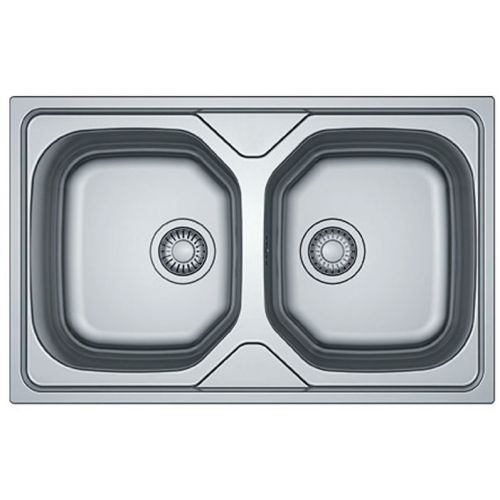 ΝΕΡΟΧΥΤΗΣ ΕΝΘΕΤΟΣ FRANKE New Value OLL 620-86 Inox Σαγρέ 86x50 cm