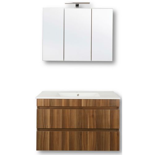 ΚΡΕΜΑΣΤΟ ΣΕΤ ΕΠΙΠΛΟΥ ΜΠΑΝΙΟΥ ΜΕ ΣΥΡΤΑΡΙ MARTIN FIESTA WALNUT 90