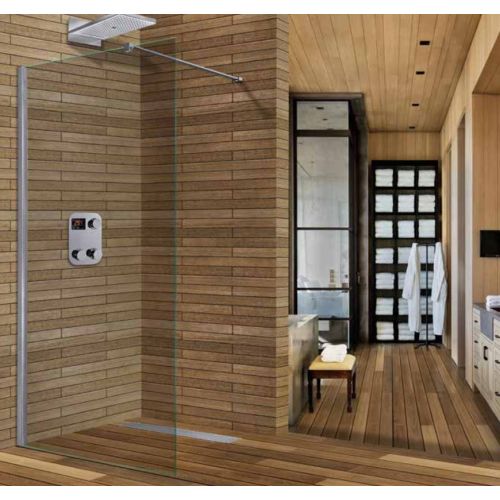 ΣΤΑΘΕΡΟ ΠΑΝΕΛ ΔΙΑΧΩΡΙΣΤΙΚΟ ΝΤΟΥΣ Aquarelle Walk - In W 140  H 195 cm 6mm