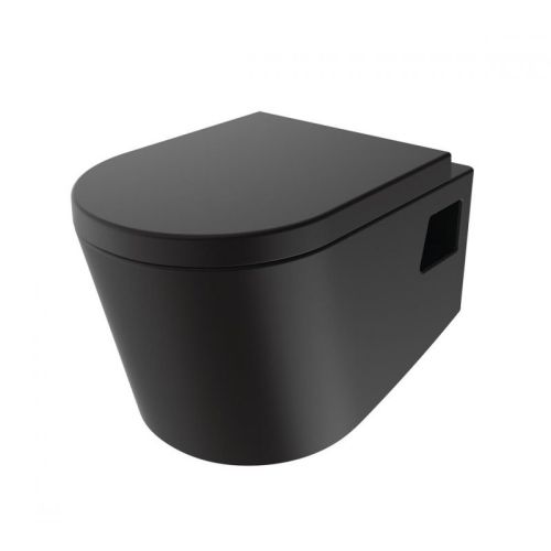 ΛΕΚΑΝΗ ΚΡΕΜΑΣΤΗ ΜΕ ΚΑΛΥΜΜΑ HUIDA SKAY - PP Black Matt 28-0427 54x36x35 h cm