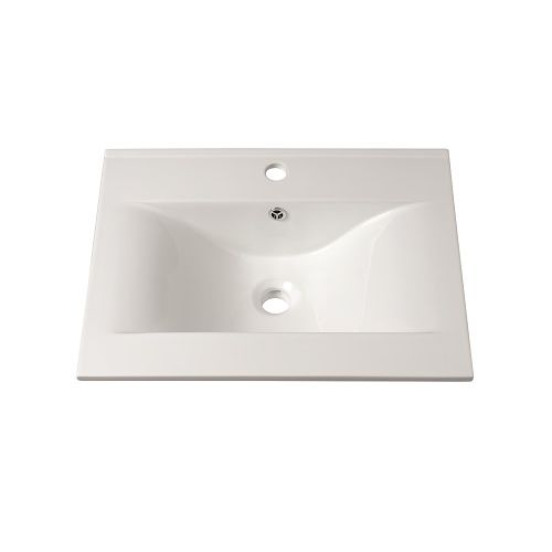 ΕΠΙΠΛΟ ΜΠΑΝΙΟΥ Drop MAGNOLIA 60 Smoked Oak ΜΕ ΚΑΘΡΕΠΤΗ