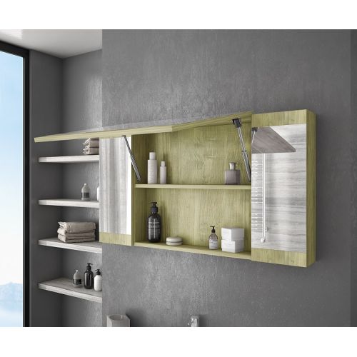 ΕΠΙΠΛΟ ΜΠΑΝΙΟΥ Drop MAGNOLIA 90 Gold Oak ΜΕ ΚΑΘΡΕΠΤΗ