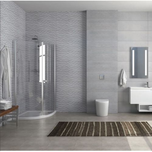 ΠΛΑΚΑΚΙ ΤΟΙΧΟΥ KARAG NAVIA Decor Dakar Acero 30 x 90 cm