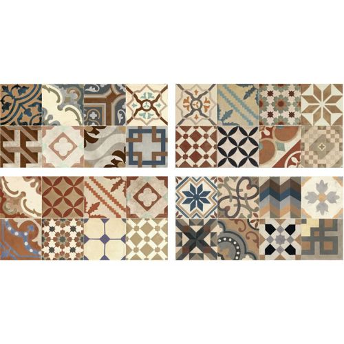 ΠΛΑΚΑΚΙ ΤΟΙΧΟΥ  ΔΑΠΕΔΟΥ LUCHETTA (Τέσσερα Διαφορετικά Σχέδια) 31,6x63,2 cm