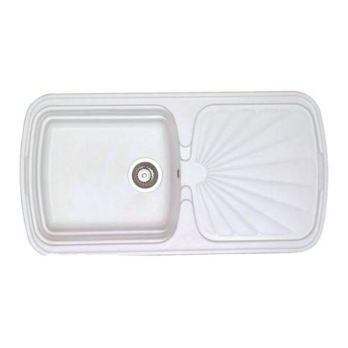 ΝΕΡΟΧΥΤΗΣ ΕΝΘΕΤΟΣ ΣΥΝΘΕΤΙΚΟΣ ΓΡΑΝΙΤΗ SANITEC Natura 306 White (97x51 cm)