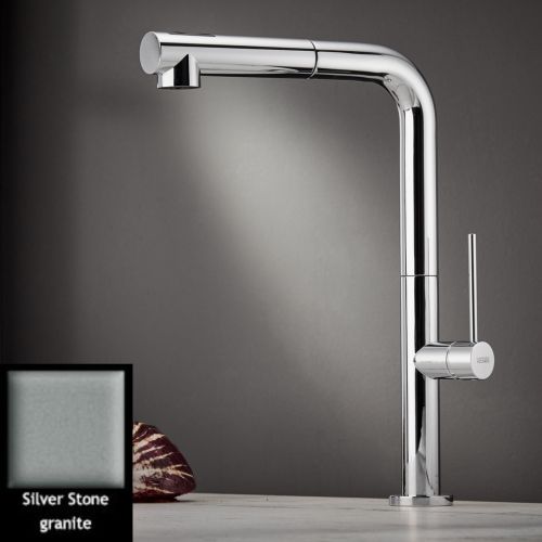 ΜΠΑΤΑΡΙΑ ΚΟΥΖΙΝΑΣ ΜΕ ΝΤΟΥΣ Carron Phoenix TOZO 48580 Granite Silver Stone