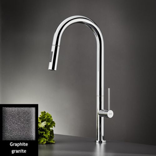 ΜΠΑΤΑΡΙΑ ΚΟΥΖΙΝΑΣ ΜΕ ΝΤΟΥΣ Carron Phoenix TOZO 48780 Granite Graphite