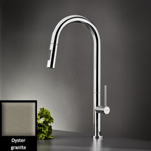 ΜΠΑΤΑΡΙΑ ΚΟΥΖΙΝΑΣ ΜΕ ΝΤΟΥΣ Carron Phoenix TOZO 48780 Granite Oyster