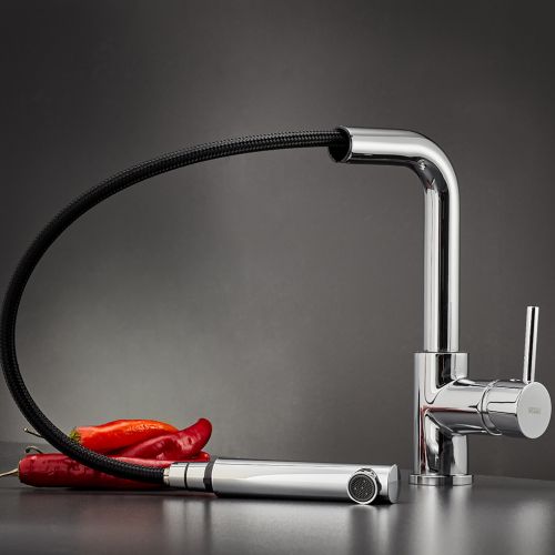 ΜΠΑΤΑΡΙΑ ΚΟΥΖΙΝΑΣ ΜΕ ΝΤΟΥΣ Carron Phoenix FLUO 18580 Granite Black