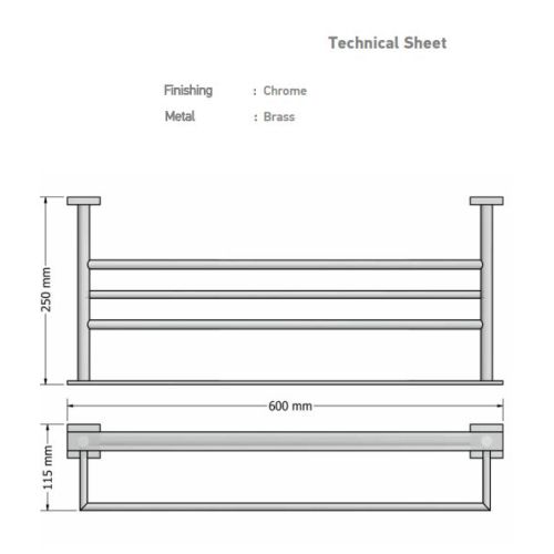ΡΑΦΙΕΡΑ ΤΟΙΧΟΥ ΜΕ ΠΕΤΣΕΤΟΘΗΚΗ SANCO Cosmos  A3-0915