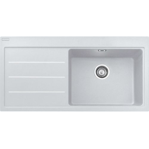 ΝΕΡΟΧΥΤΗΣ ΓΡΑΝΙΤΗ  FRANKE New Mythos Fusion MTF 611 Polar White Ποδιά Αριστερά 100x51,5 cm