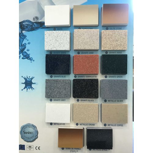 ΝΕΡΟΧΥΤΗΣ ΣΥΝΘΕΤΙΚΟΣ ΓΡΑΝΙΤΗ SANITEC Premium 315 (81x50 cm) Granite Taupe
