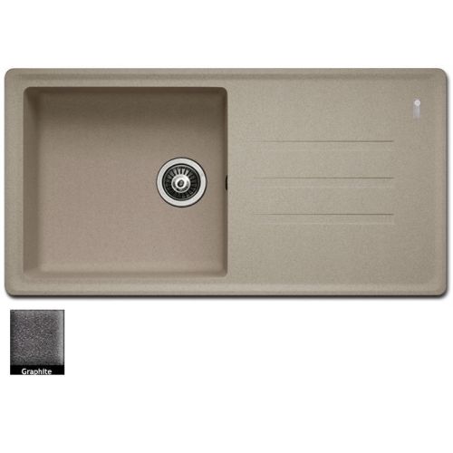 ΝΕΡΟΧΥΤΗΣ ΓΡΑΝΙΤΗ Carron Phoenix Debut 105 Graphite 97x50 cm