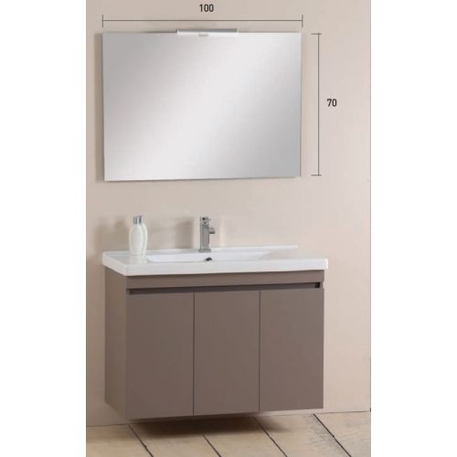 ΚΡΕΜΑΣΤΟ ΕΠΙΠΛΟ ΜΠΑΝΙΟΥ PRO BAGNO ELEGANT 950 C Λευκή Λάκα