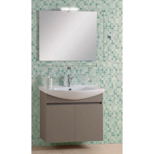 ΚΡΕΜΑΣΤΟ ΕΠΙΠΛΟ ΜΠΑΝΙΟΥ PRO BAGNO ELEGANT 954 C SOFT S1 85 cm