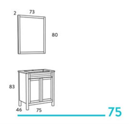 ΠΑΡΑΔΟΣΙΑΚΟ  ΕΠΙΠΛΟ ΜΠΑΝΙΟ ΚΟΜΠΛΕ MARTIN ARETOUSA BEIZE 75