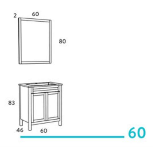 ΠΑΡΑΔΟΣΙΑΚΟ  ΕΠΙΠΛΟ ΜΠΑΝΙΟ ΚΟΜΠΛΕ MARTIN ARETOUSA BROWN 60