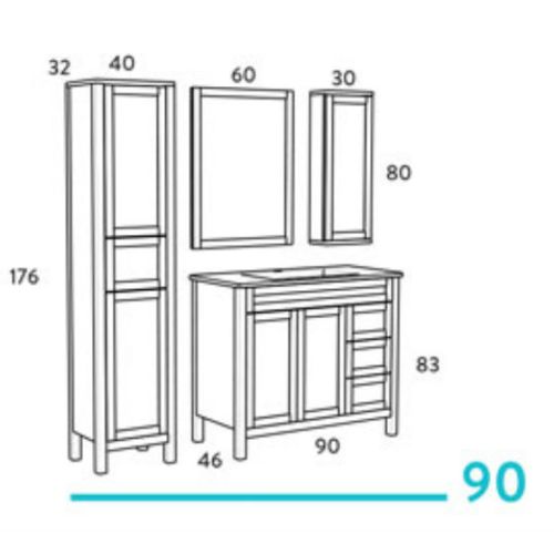 ΠΑΡΑΔΟΣΙΑΚΟ  ΕΠΙΠΛΟ ΜΠΑΝΙΟ ΚΟΜΠΛΕ MARTIN ARETOUSA BROWN 90