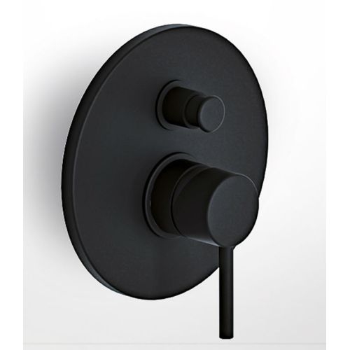 ΜΙΚΤΗΣ ΕΝΤΟΙΧΙΣΜΟΥ ΔΥΟ ΕΞΟΔΩΝ EURORAMA TONDA 145030 Black Matt