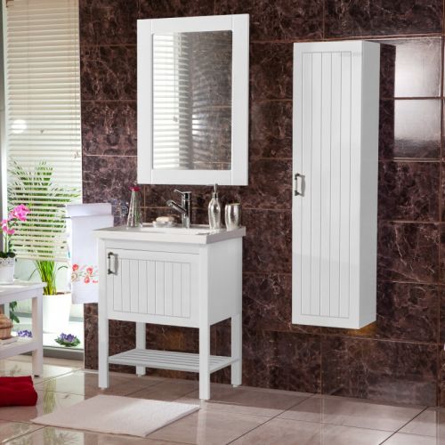 ΕΠΙΠΛΟ ΜΠΑΝΙΟ ΚΟΜΠΛΕ MARTIN EFE WHITE 60 Ματ Λάκα