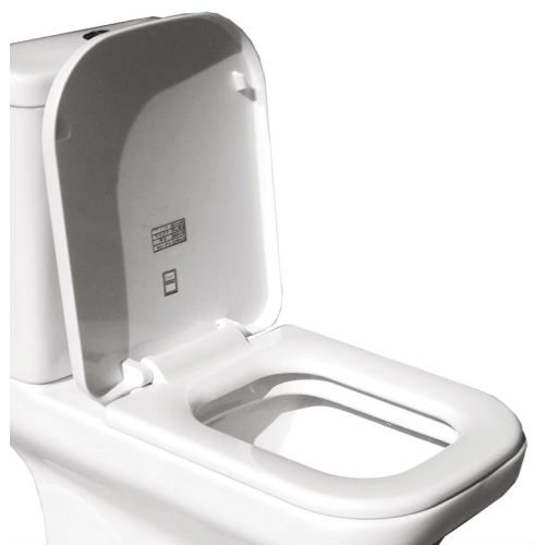 ΚΑΛΥΜΑ - ΚΑΠΑΚΙ ΛΕΚΑΝΗΣ ΤΟΥΑΛΕΤΑΣ GLORIA  PP S/C Λευκό 45x36,5 cm